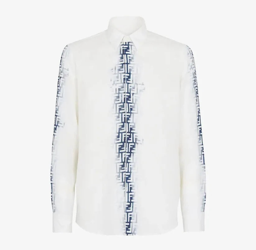Fendi FF Motif Linen Shirt