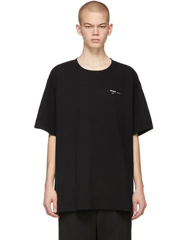 OFF-WHITE BLACK PAINTING ARROWS OVERSIZED T-SHIRT