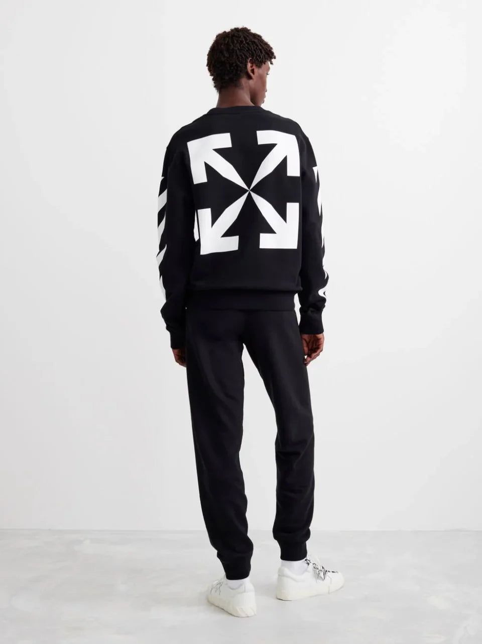 OFF-WHITE BLACK MONA LISA ARROWS SWEATSHIRT