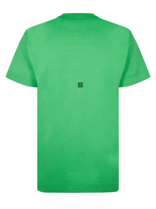 GIVENCHY TAB LOGO TEE GREEN