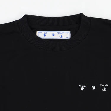 OFF-WHITE BLACK MIAMI EXCLUSIVE ARROWS T-SHIRT