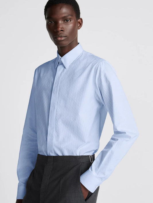 DIOR OBLIQUE SHIRT BLUE