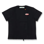 OFF-WHITE BLACK AND RED SPLIT ARROWS OVERSIZED T-SHIRT