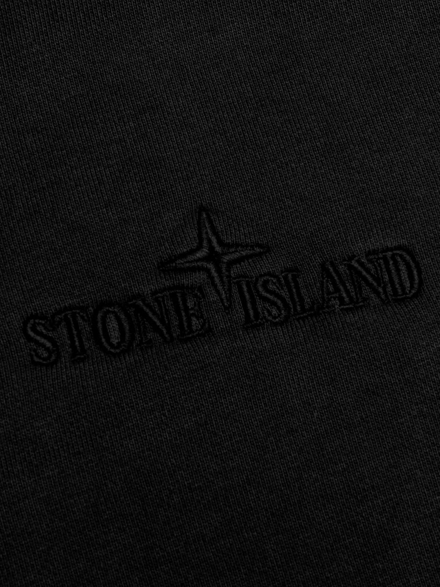 Stone Island Chest Logo Crewneck Sweatshirt (Black)