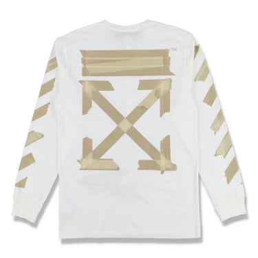 OFF-WHITE WHITE TAPE ARROWS LONG SLEEVE T-SHIRT