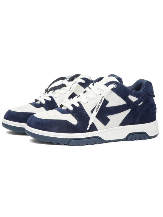 OFF WHITE OUT OF OFFICE SNEAKERS SUEDE NAVY