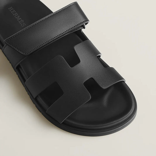 Hermes Chypre Sandal (Black)