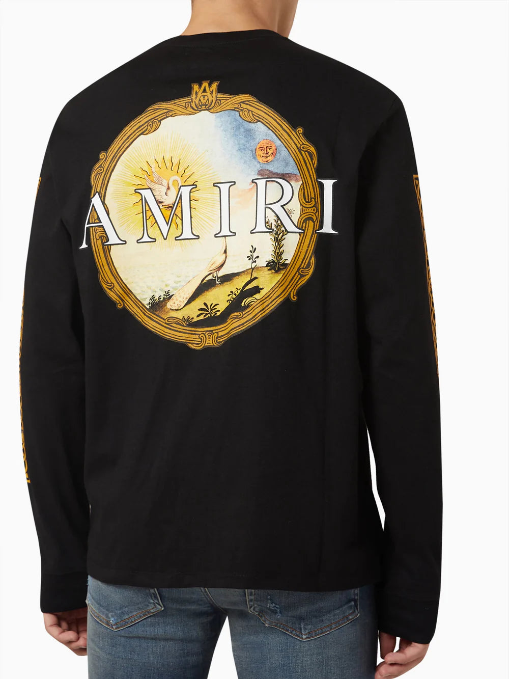 AMIRI ALCHEMY FRAME LS TEE BLACK