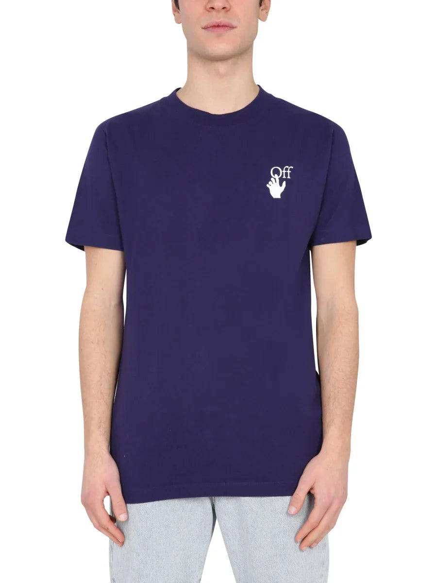 OFF-WHITE PINK AND ORANGE MARKER ARROWS T-SHIRT