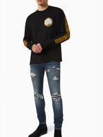 AMIRI ALCHEMY FRAME LS TEE BLACK