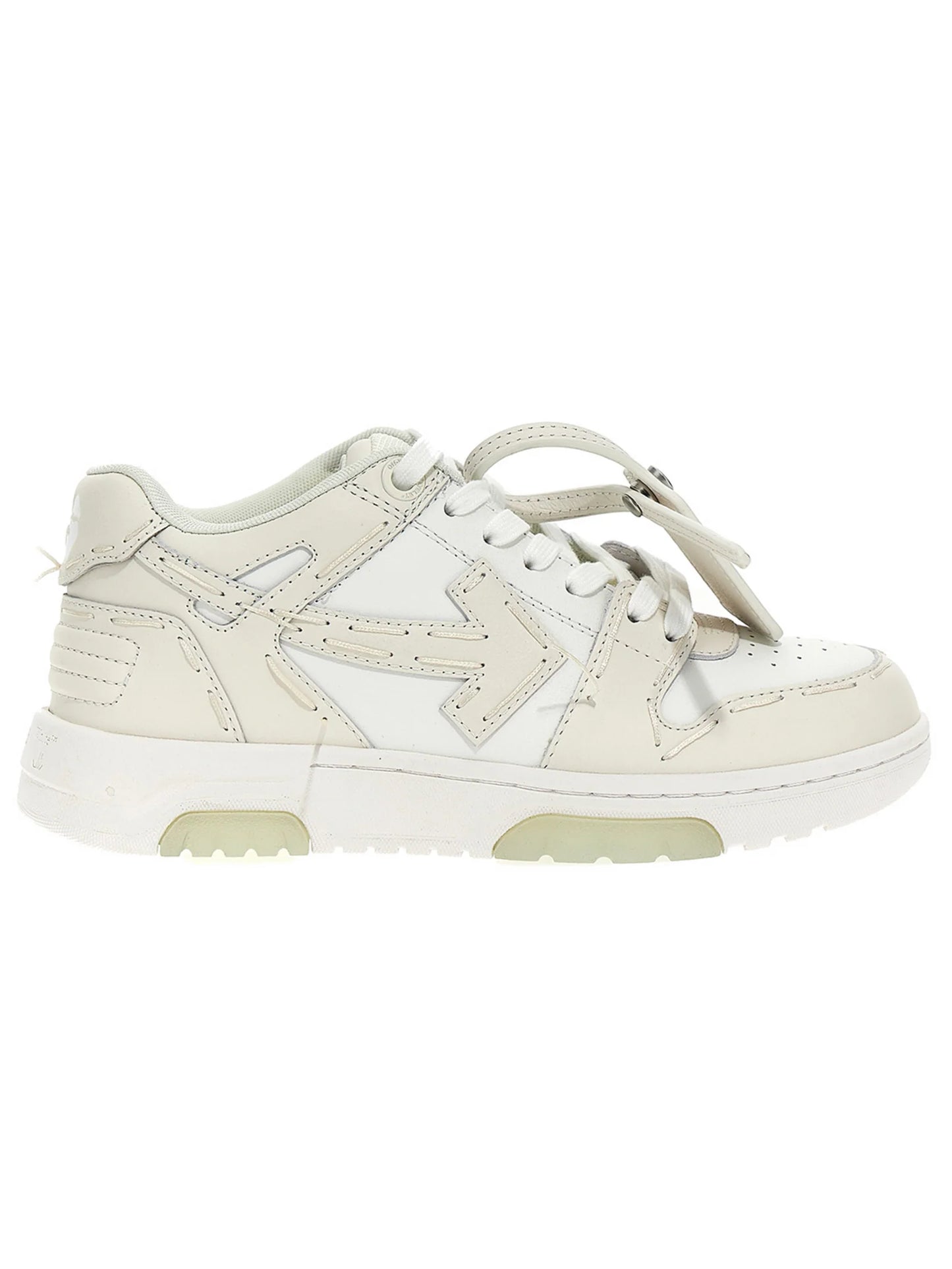 OFF WHITE OUT OF OFFICE SNEAKERS WHITE CREAM