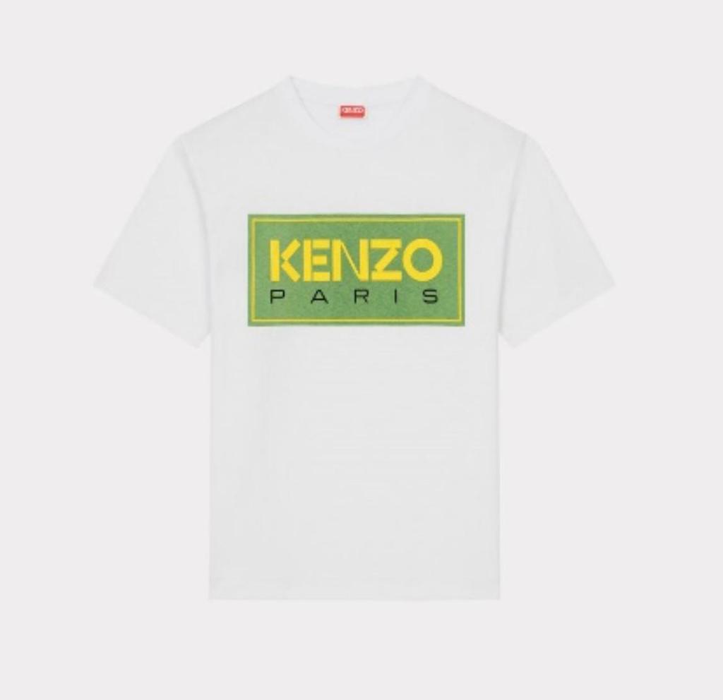 Kenzo Paris Square Logo Tee - White