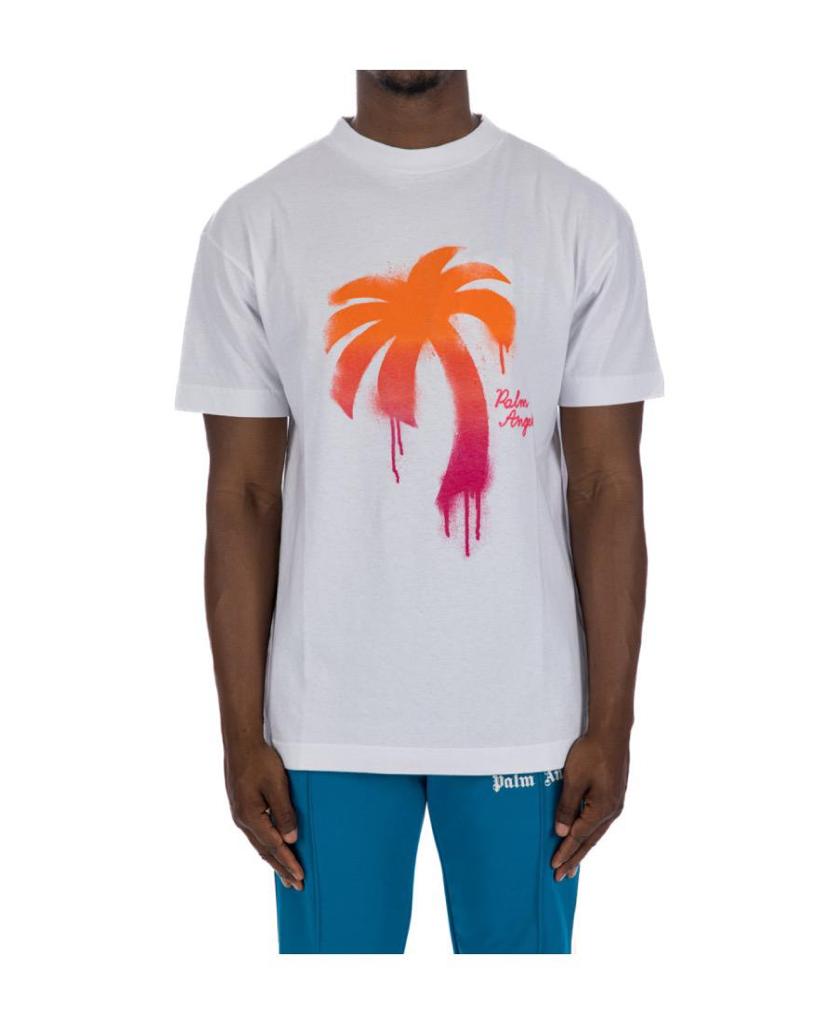 Palm Angels Sprayed Tree White