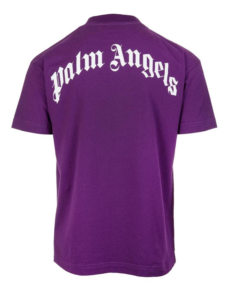 Palm Angels Kill The Bear Purple T-shirt