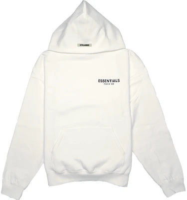 Essentials SS19 Floral Hoodie (White)