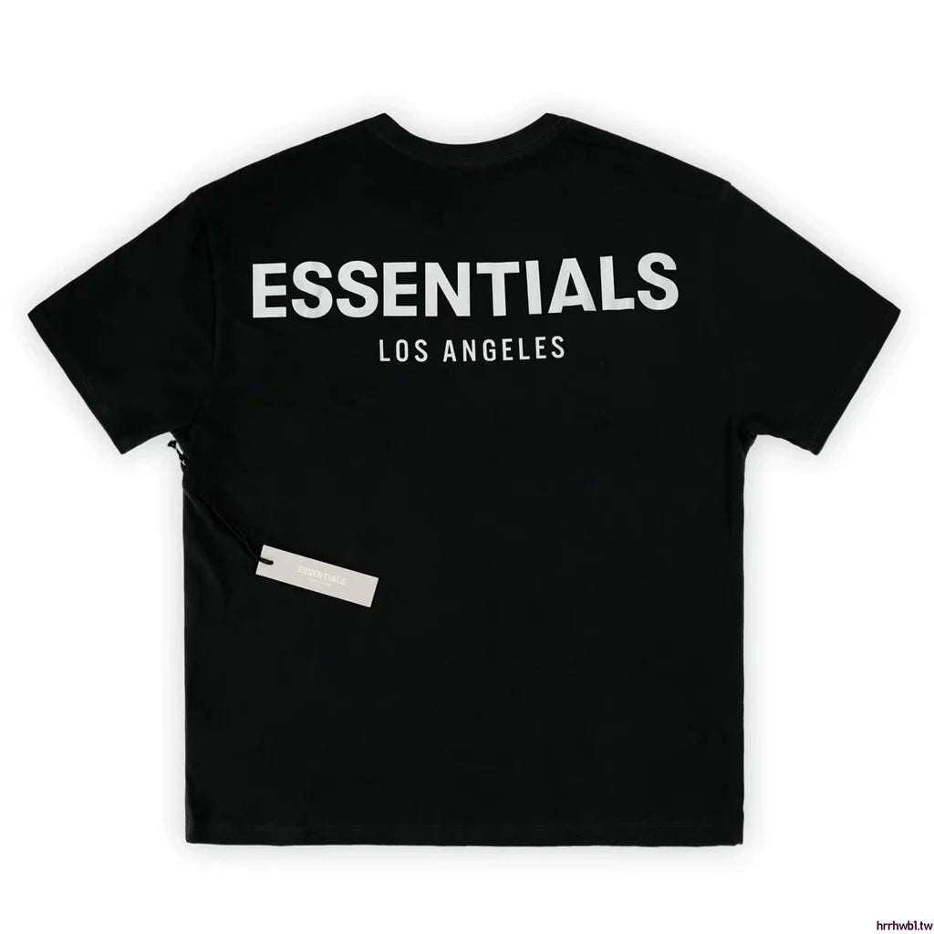 Essentials Reflective Los Angeles Tee Black