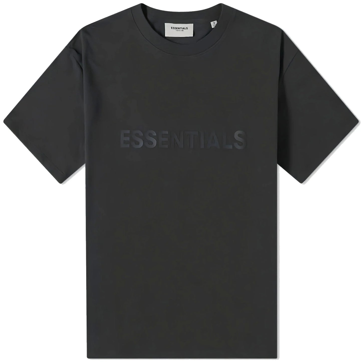 Essentials Front Logo Tee SS20 Weathered Black