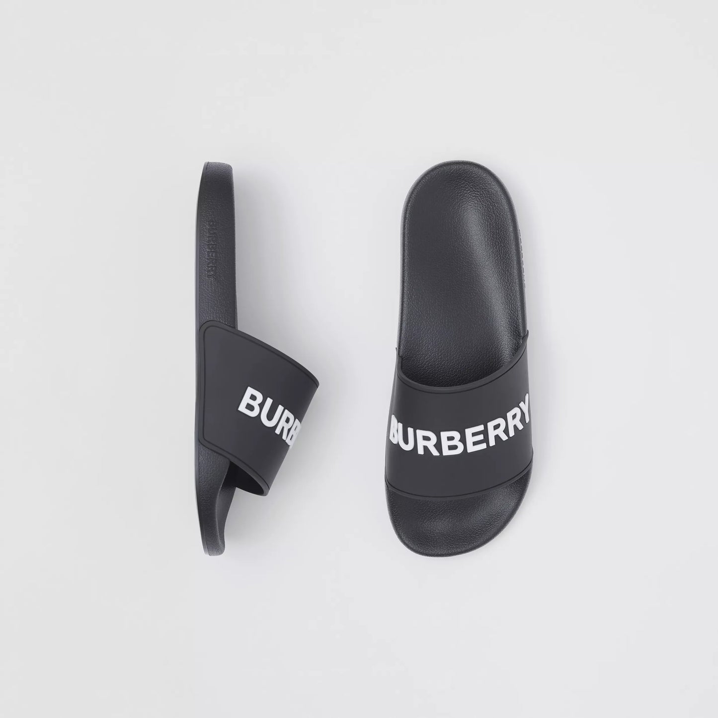 Burberry SS22 Logo Slides - Black