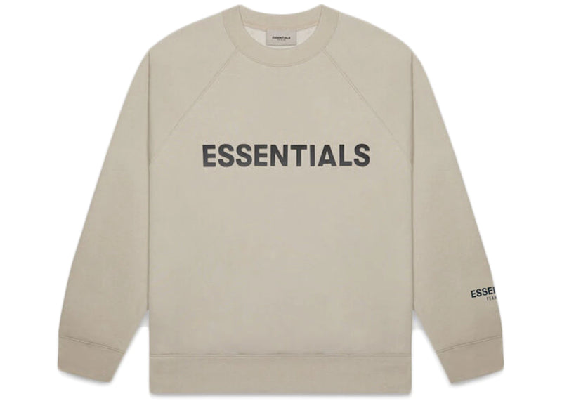 Essentials Silicon Applique Crewneck Olive