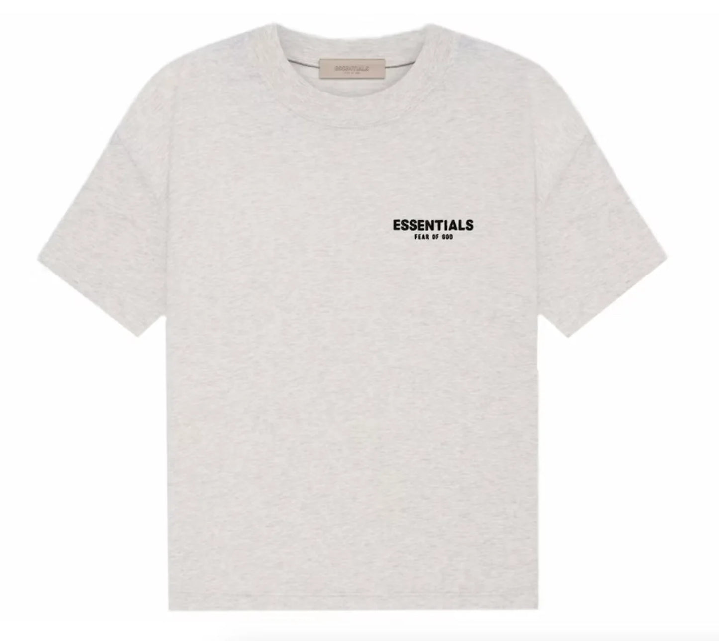 Essentials Reflective Chest Logo Tee Oatmeal