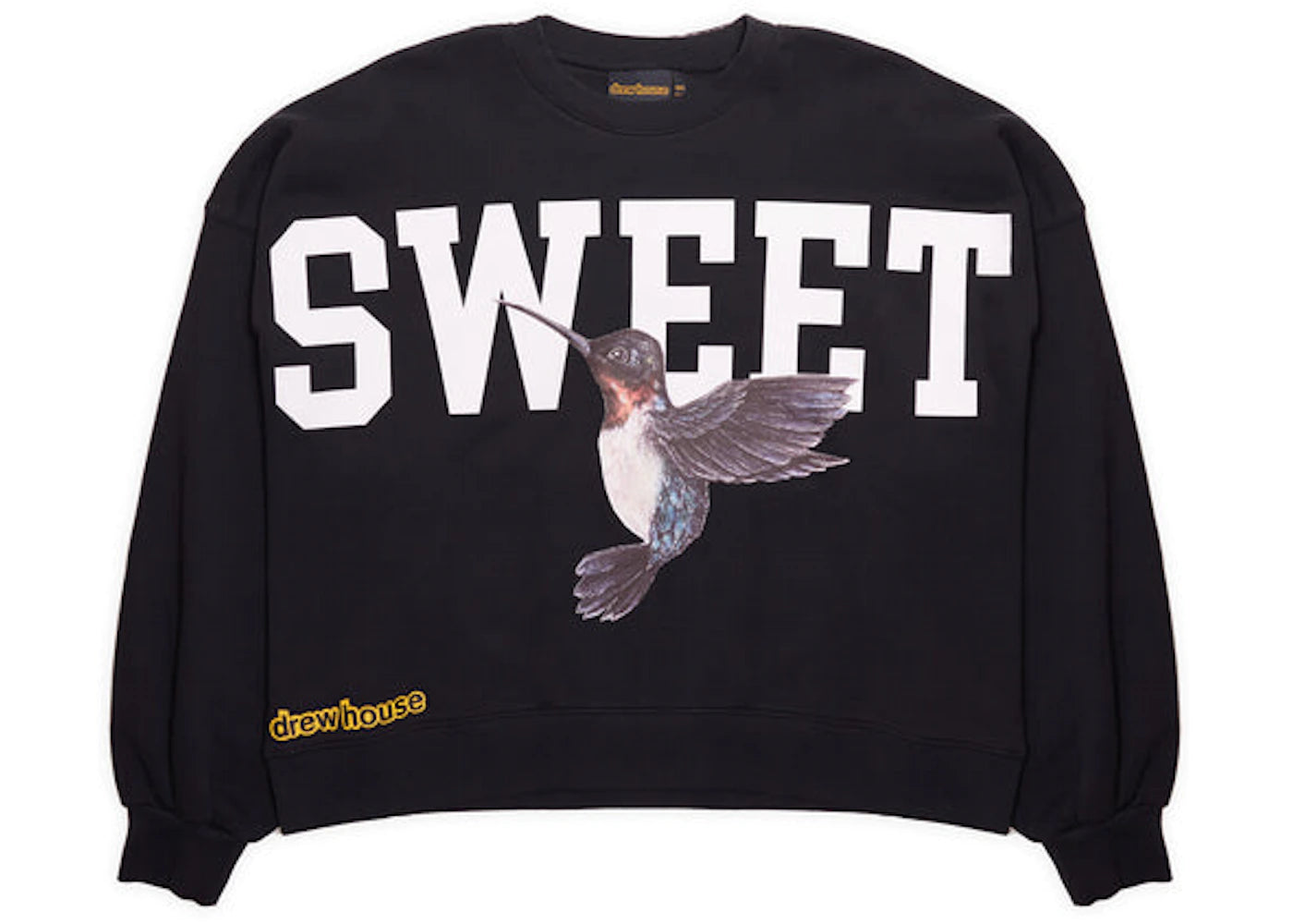 Drew Sweet Boxy Crewneck Black