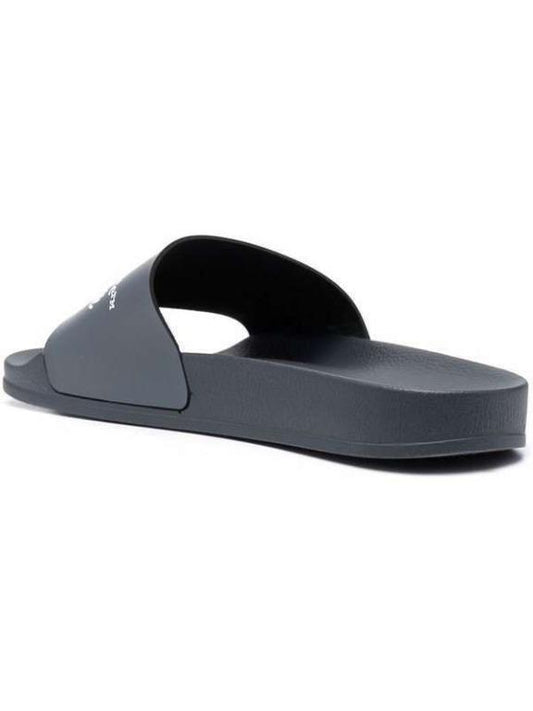 Off White FW21 Grey Logo Slides