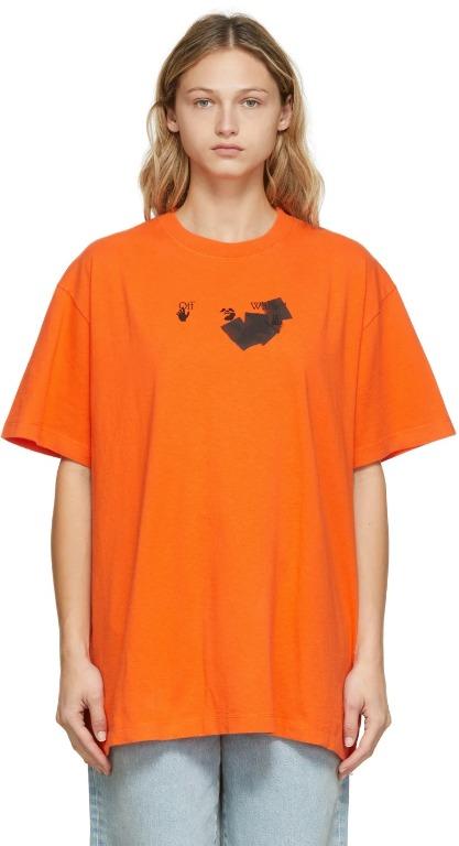 Off White FW21 Jumbo Marker Arrow Tee - Orange