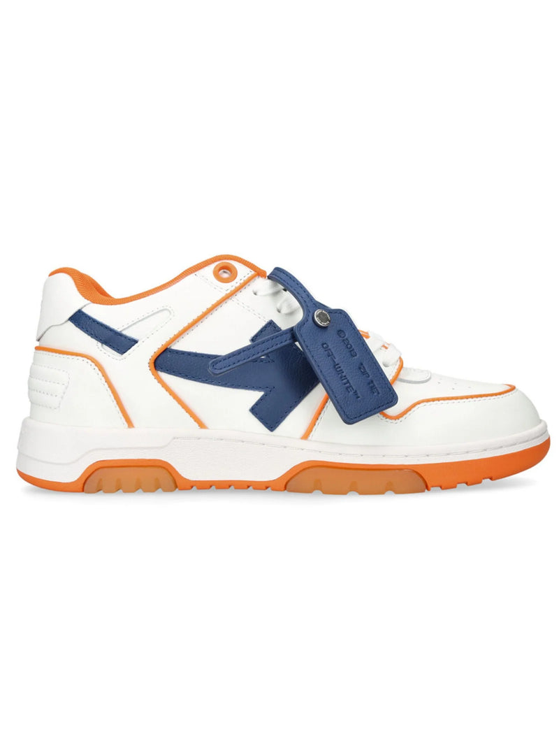 OFF-WHITE OUT OF OFFICE OUTLINE SNEAKERS WHITE ORANGE BLUE