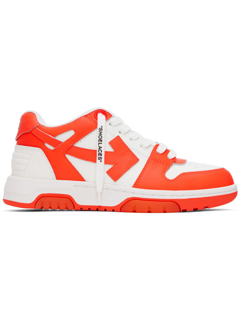 OFF-WHITE OUT OF OFFICE SNEAKERS WHITE FLUO ORANGE