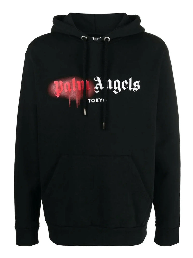 PALM ANGELS TOKYO SPRAYED HOODIE