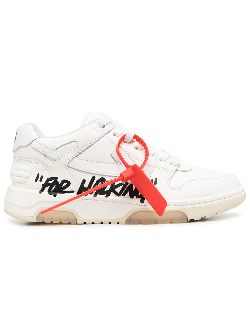 OFF-WHITE OUT OF OFFICE FOR WALKING SNEAKERS WHITE BLACK WOMENS