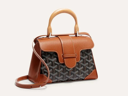 Goyard Saigon Mini (Black & Tan)