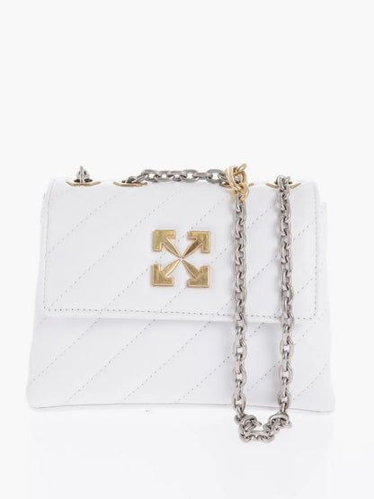 OFF-WHITE JACKHAMMER 19 SHOULDER BAG WHITE