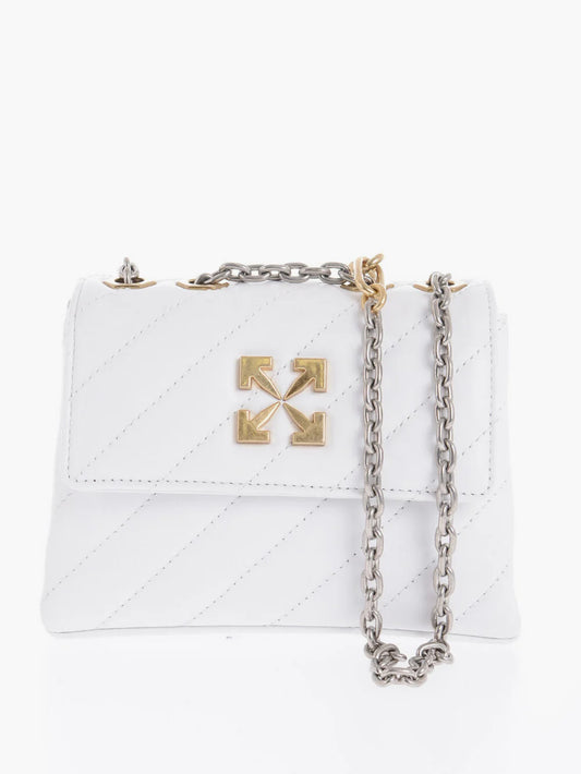 OFF-WHITE JACKHAMMER 19 SHOULDER BAG WHITE