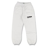 OFF-WHITE WHITE AIRPORT TAPE DIAGONALS SWEATPANTS