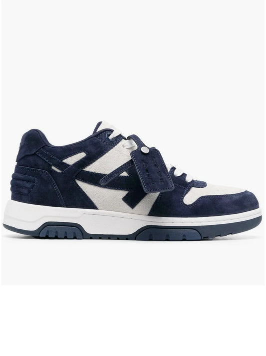 OFF WHITE OUT OF OFFICE SNEAKERS SUEDE NAVY