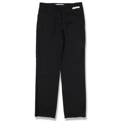Off-White Black 'Suiting' Straight Leg Tailored Trousers