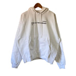 Off-White x Phillip Leyesa White 'Exactly The Opposite' Logo Oversized Skate Hoodie