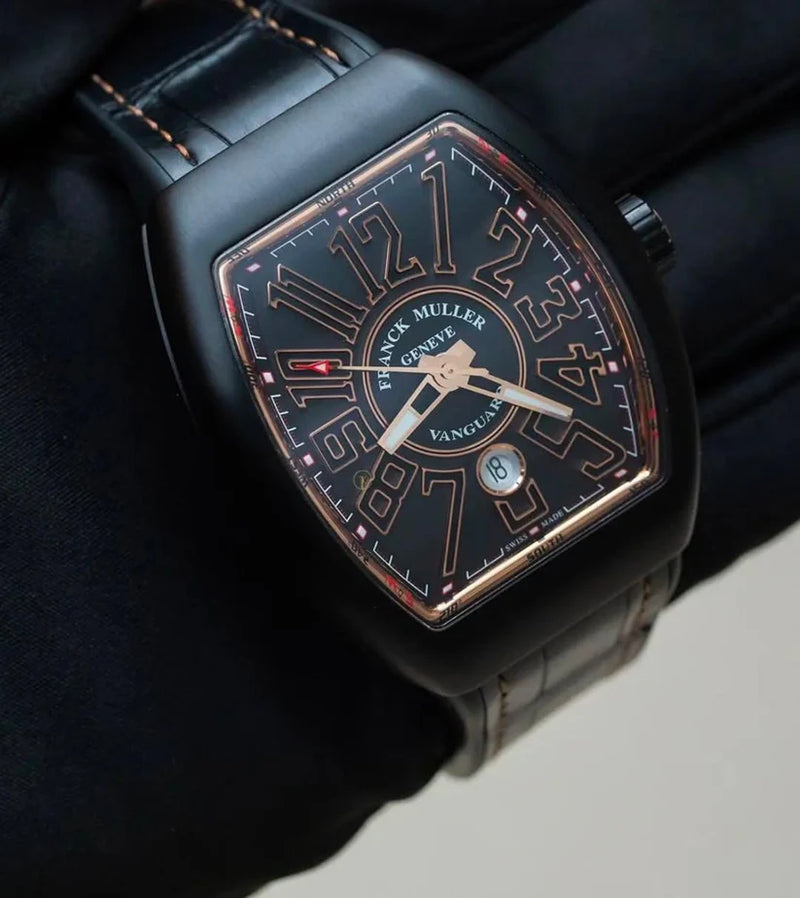 Franck Muller V45 Vanguard Titanium 18k Rose Gold Limited Edition