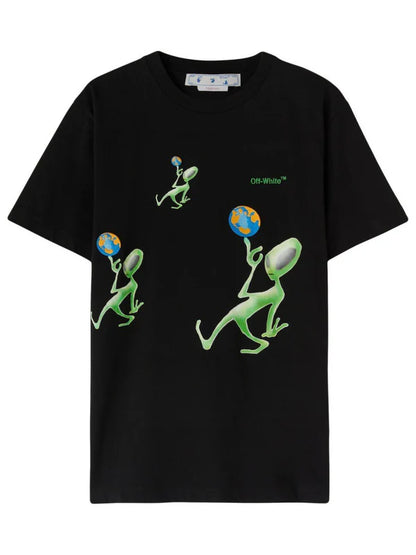 OFF-WHITE ALIEN ARROW SKATE TEE BLACK