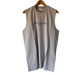 OFF-WHITE GREY BLUE 'EVERYONE I LOVE IS HERE' TANK TOP