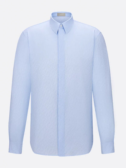DIOR OBLIQUE SHIRT BLUE