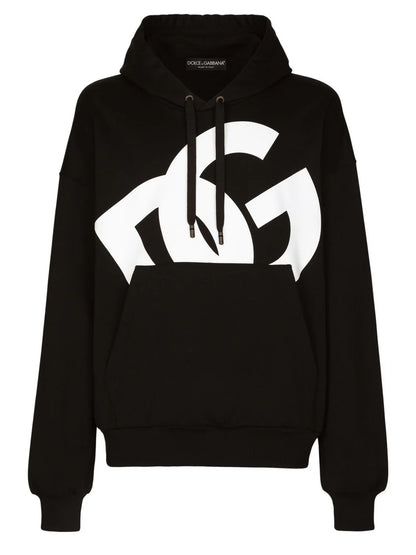 DOLCE & GABBANA DG HOODIE BLACK