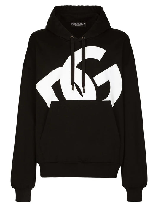 DOLCE & GABBANA DG HOODIE BLACK