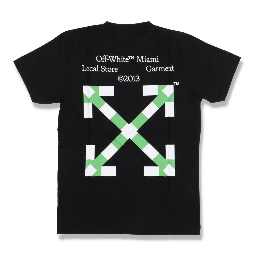 OFF-WHITE BLACK MIAMI EXCLUSIVE ARROWS T-SHIRT