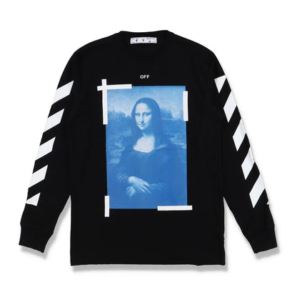 OFF-WHITE BLACK MONA LISA ARROWS LONG SLEEVE T-SHIRT