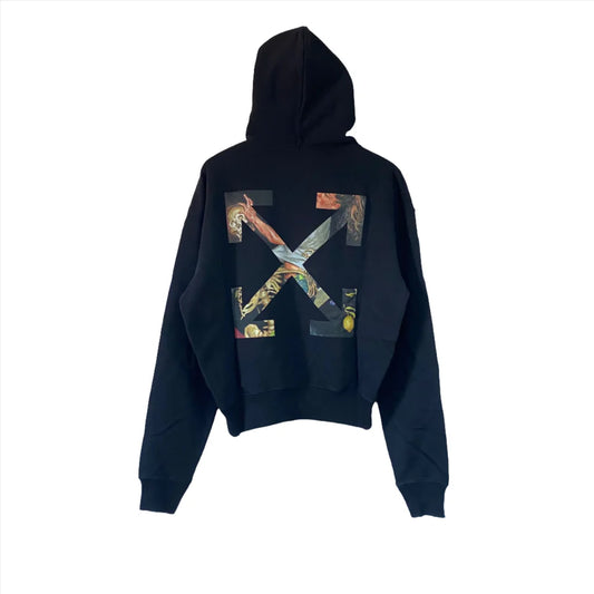 OFF-WHITE BLACK PASCAL SKELETON ARROWS OVERSIZED HOODIE