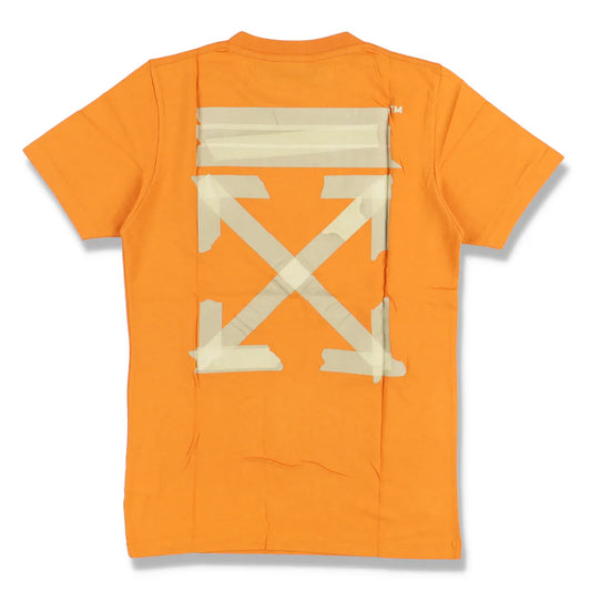 OFF-WHITE ORANGE TAPE ARROWS LOGO T-SHIRT