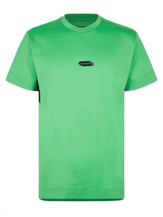 GIVENCHY TAB LOGO TEE GREEN