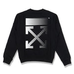 Off-White Black Special Edition Racing Arrows Logo Sweatshirt